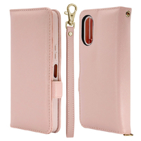 ラスタバナナ arrows We3用 ハンドストラップ付手帳 ライトピンク 9488FAW3BHSLPK