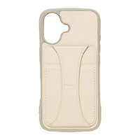 NATURAL　design iPhone17用 背面型ケース NICOLA エクリュ IP25-61-NIC01