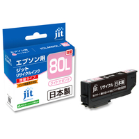 JIT エプソン用リサイクルインクカートリッジ ICLM80L(増量)対応 ライトマゼンタ JIT-E80LML