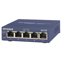 NETGEAR ギガビット5ポート アンマネージスイッチ GS105-500JPS