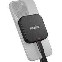 バッファロー スマートフォン向けマグネット対応SSD USB3．2Gen2(1TB) ブラック SSD-PMS1.0U3-BA
