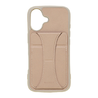NATURAL　design iPhone17用 背面型ケース NICOLA ブラウン IP25-61-NIC04