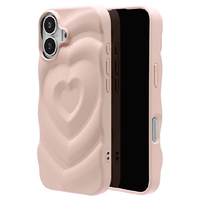 ラスタバナナ iPhone17用 MY．DECOR ハードウェーブTPUケース ピンク 8964IP5ATPPK