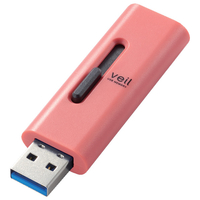 エレコム スライド式USB3．2(Gen1)メモリ 32GB レッド MF-SLU3032GRD