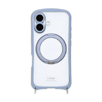 NATURAL　design iPhone17用 背面型ケース I．COLOR+ スカイブルー IP25-61-ICMG02