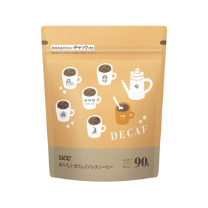 UCC おいしいカフェインレスコーヒー 袋 90g FCC5888-394160-イメージ1