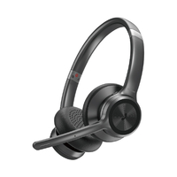 エレコム ノイズリダクションステレオBluetoothヘッドセット ブラック LBT-HSOH20BK
