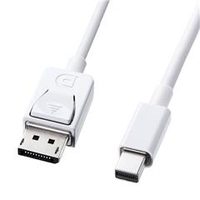 サンワサプライ ミニ-DisplayPort変換ケーブル（2m） ホワイト KC-DPM2W