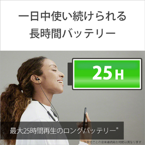 SONY ワイヤレスインイヤーヘッドホン ベージュ WI-C100 C-イメージ3