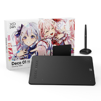 XP-PEN ペンタブレット Deco01V2 替え芯セット付属 ブラック ITDT1060JP