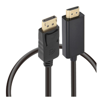 JTT DisplayPort-HDMI変換ケーブル 2m JT-DPHD2M-BK