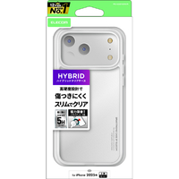 エレコム iPhone 17 ProMax用ハイブリッドケース メタルステッカー付 クリア PM-A25DHVCKCR