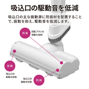 SHARP サイクロン式コードレススティッククリーナー RACTIVE Air ブラック系 EC-AR11-B-イメージ7