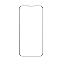 HAMEE iPhone 13 mini用ラウンドエッジガラスフィルム保護シート IFACE ブラック 41-934104