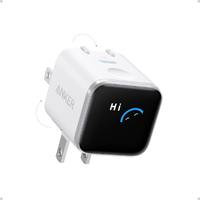 Anker Anker Nano Charger (45W, Display, スイングプラグ) ホワイト A121DN21