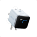 Anker Anker Nano Charger (45W, Display, スイングプラグ) ブルー A121DN31