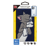 PGA iPhone 16 Pro用クリアフリップケース トム PG-W24BCF01TOM