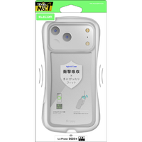 エレコム iPhone 17 ProMax用Grippy ハイブリッドケース オールクリア メタルステッカー付 クリア PM-A25DGRPACR