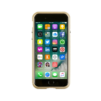 GAZE iPhone SE(第3世代)/SE(第2世代)/8/7用アルミニウムバンパー Razor Fit ゴールド GZ9418I7