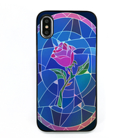 Dparks iPhone XS/X用Twinkle Case ステンドグラス ウインドウ DS10418I8