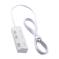 エレコム 個別スイッチ付き3口タップ(3m) ホワイト T-IS01M-2330WH
