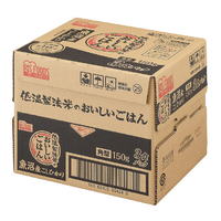 アイリスフーズ 低温製法米のおいしいごはん 魚沼産こしひかり 150g×3P×8P 低温製法米のおいしいごはん CASEｳｵﾇﾏｺｼﾋｶﾘ150G3PX8P
