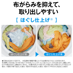 AQUA 全自動洗濯機(インバーター9．0kg) ホワイト AQW-V9B(W)-イメージ9