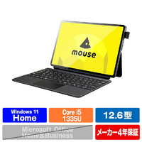 マウスコンピューター mouse 12．6型 2in1タブレットPC M2ICU01BKA4 ブラック M2ICU01BKA4