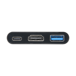 グリーンハウス USB Type-Cドッキングステーション シルバー GH-MHC3A-SV-イメージ3