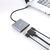 グリーンハウス USB Type-Cドッキングステーション シルバー GH-MHC3A-SV-イメージ2