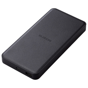 エレコム リン酸鉄モバイルバッテリー(12000mAh/PD20W/C×1+A×1) ブラック DE-C39-12000BK-イメージ1
