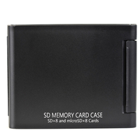 ケンコー SDメモリーカードケースAS (8枚収納) ブラック ASSD8BK