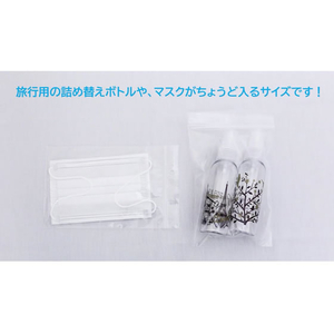 ジャパックス 開口済チャック付ポリ袋 透明 0.04mm厚 120×170mm 100枚 FCG645V-AGF4-イメージ6