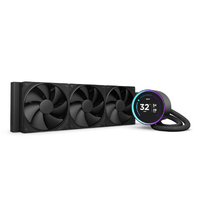 NZXT 簡易水冷CPUクーラー 360mm KRAKEN Elite (2024)  F120P x 3 ブラック RL-KN36E-B2