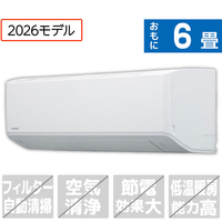 東芝 「工事代金別」 6畳 エアコン E-C5Sシリーズ RASE221C5SWS