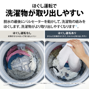 SHARP 7kgインバーター全自動洗濯機 ホワイト系 ES-GV7L-W-イメージ9