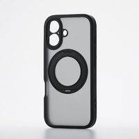 エレコム iPhone 17 ハイブリッドケース 極限 MAGKEEP スタンド ブラック PM-A25AMGSTKMBK