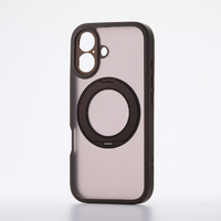 エレコム iPhone 17 ハイブリッドケース 極限 MAGKEEP スタンド ブラウン PM-A25AMGSTKMBR