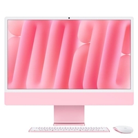 Apple 24インチiMac Retina 4．5Kディスプレイモデル： 12コアCPUと12コアGPUを搭載したApple M6チップ, 16GB, 512GB SSD - ピンク MH1Q4J/A