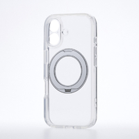 エレコム iPhone 17 ハイブリッドケース 極限 MAGKEEP スタンド シルバー PM-A25AMGSTKSV