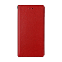 HANSMARE iPhone XS/X用手帳型スタンディングケース レッド HAN10449I8
