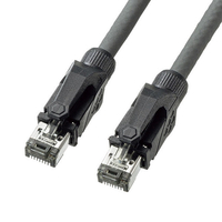 サンワサプライ カテゴリ6A STP LANケーブル(10m) グレー KB-T6ASTP-10GY