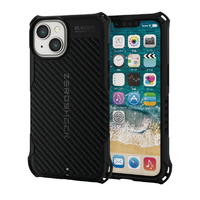 エレコム iPhone 14/13用ZEROSHOCKケース グリップ ブラック PMWA22AZEROGBK