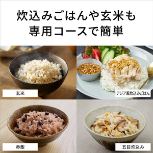 パナソニック 可変圧力IHジャー炊飯器(5．5合) Bistro ブラック SR-X910E-K-イメージ14
