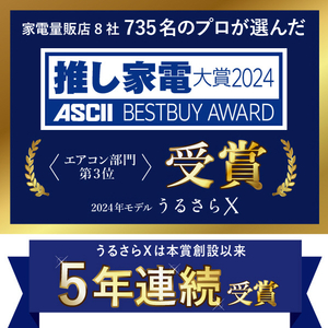 ダイキン 「標準工事代金半額」 12畳 フィルター自動清掃 省エネハイパワーエアコン e angle select うるさらX Rシリーズ ATR36ASE4-WS-イメージ14