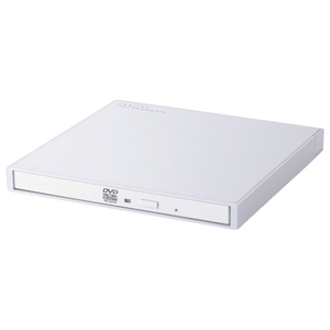ロジテック USB Type-C対応ポータブルDVD ホワイト LDR-PXA8CU2LWH-イメージ1