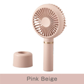 e angle ハンディファン ピンクベージュ ANGVFAH09APB