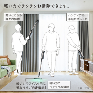 日立 紙パック式スティッククリーナー かるパックスティック ベージュ PKV-BK50P C-イメージ17