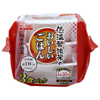 アイリスフーズ 低温製法米のおいしいごはん 国産米100％ 150g×3P(ケース) CASEﾃｲｵﾝｾｲﾎｳｺﾞﾊﾝ150G3PX8P