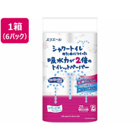 大王製紙 シャワートイレ 吸水力が2倍 12ロール W25m フラワー×6P F377277